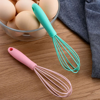 1Pcs Manual Egg Beater PP Handle Whisk Milk Egg Kitchen Utensil Non-slip Multipurpose Egg Cream Mixing Mixer Tools