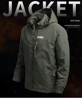 Men Hooded Raincoat Winter Waterproof Skin Kit