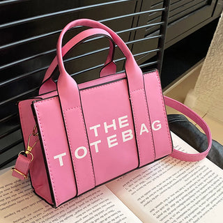 Women Tote Bag Contrast Letters Fashion Ladies