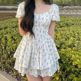 Sundress Kawaii Lovely Aesthetic Floral Dress