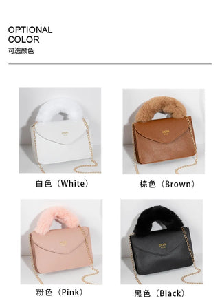 Faux Fur Tote Bag for Women 2023 New Soft Alodia Store