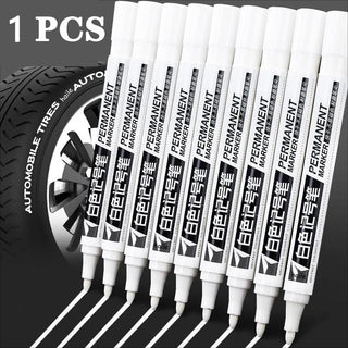 White Marker Pens grafting set 2.0mm Oily Waterproof White Gel Pen DIY