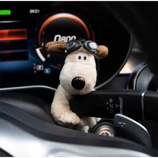 Disney Wallace Gromit Cartoon Plush Toy Halloween Gift Car Decoration Doll Pilot Claw Shaped Turn Signal