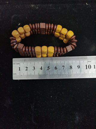 Mix Lot 5Pcs/lot Natural Wood Beads Charm Bracelets Fashion Jewelry Mix Style Wooden Adjustable Bracelet Cuff Bangle Wholesale