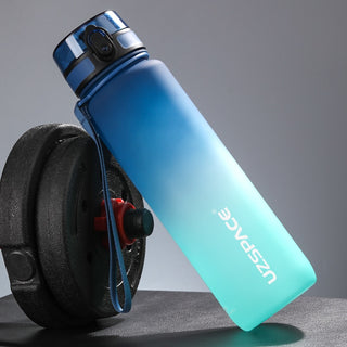 New 500/800/1000ml Sports Water Bottle BPA Free Portable Leak-proof Shaker bottel