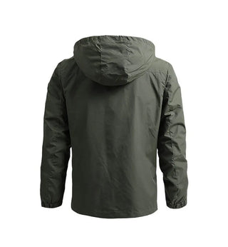 Men Hooded Raincoat Winter Waterproof Skin Kit