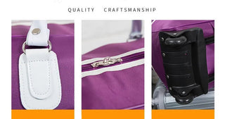 Travel Suitcase Trolley Bag with Wheels Large Capacity waterptoof Alodia Store