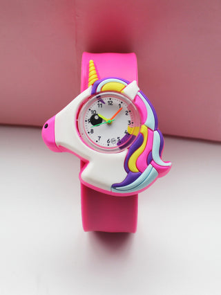 Cute Kids Watch Girl Pink Silicone Kawaii Cartoon Unicorn Dinosaur Tiger Arabic Digital Boy Quartz Wrist Watches Children Reloj