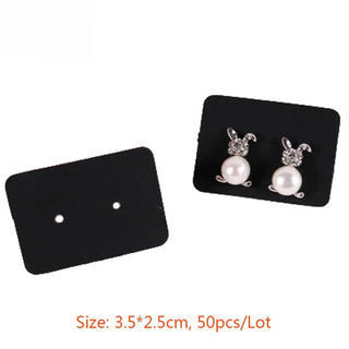 Fashion Wood Jewelry Display Necklace Charms Jewelry Display Tray Pendant Earrings Card Style Pendant Display Card