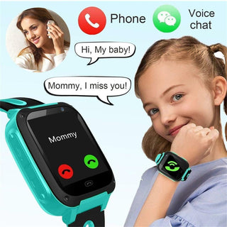 Kids Smart Watch Waterproof Touch Screen Video Camera Sim Card Call Phone S4 Smartwatch with Light GPS Locator For IOS Android