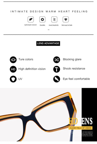 Cat Eye Glasses Blue Light Blocking Women Designers Eyeglasses Optical Spectacle Computer Eye Protection Glass Fashion Eyewear