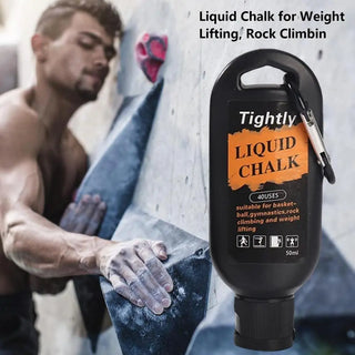 50ml Sports Liquid Chalk Magnesium Powder Fitness Weight Lifting Non-slip Cream Grip Weight Lifting Climbing Gym Sports