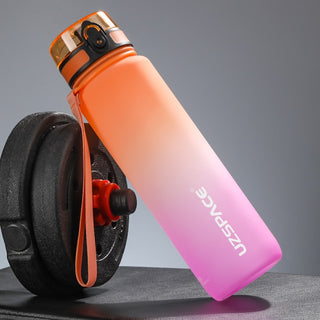 New 500/800/1000ml Sports Water Bottle BPA Free Portable Leak-proof Shaker bottel