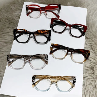 Cat Eye Glasses Blue Light Blocking Computer Eye Protection Women Designers Eyeglasses Optical Spectacle Glass Fashion Eyewear