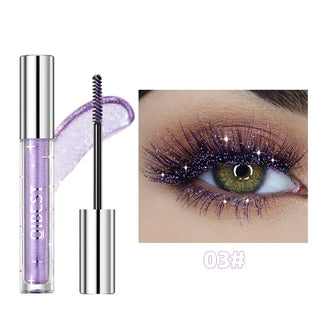 Waterproof Glitter Mascara Long Lasting Sparkle Diamond Eye Makeup - Alodia Store