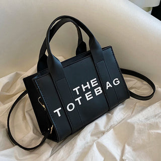 Women Tote Bag Contrast Letters Fashion Ladies