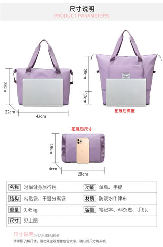 Large Capacity Waterproof Luggage Bag for Universal Folding