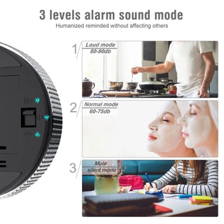 Magnetic Kitchen Timer Digital Timer Manual Countdown Alarm Clock Mechanical Cooking Timer Cooking Shower Study Stopwatch New