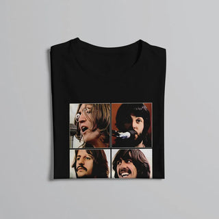 The Beatle Band Let IT BE T Shirt Grunge Men Tees Summer Clothing Polyester Crewneck TShirt