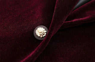 Velvet Blazer Coat Vintage