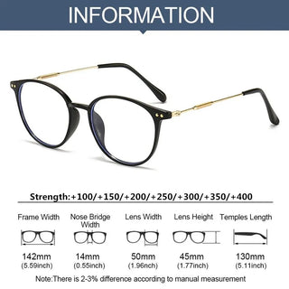 Progressive Multifocal Reading Glasses Anti-Blue Light Computer Glasses Eye Protection Ultra Light Eyeglasses For Men Women