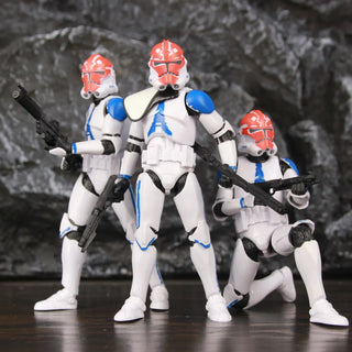 Star Wars 104th 212th 442nd 332nd 501st 6" Action Figure ARC ARF Trooper Shock Asohka Commander Phase 2 Episode II Clone Toys