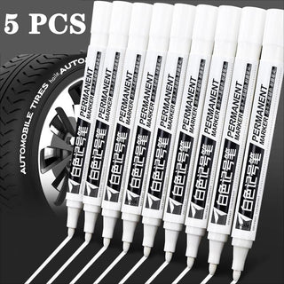 White Marker Pens grafting set 2.0mm Oily Waterproof White Gel Pen DIY