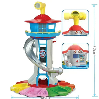 Paw Patrol Tower Toy Set Kids Lookout Vehicle Patrulla Canina Model Kids Birthday Gifts