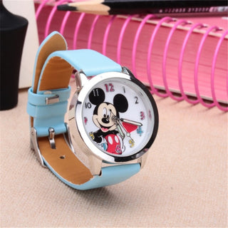 8 Candy Colors Fashion Colorful Watch Girls Children Cartoon Clock Mickey Cute Watches Lovely Relogio Kids Watches Men Reloj