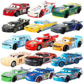 New Disney Pixar Car 3 Lightning McQueen Racing Family Jackson Storm Ramirez 1:55 Die Cast Metal Alloy Children's Toy Car