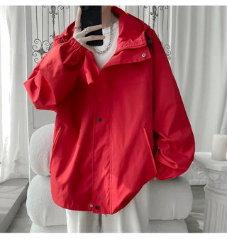 Hooded Jacket for Men Bomber Jacket