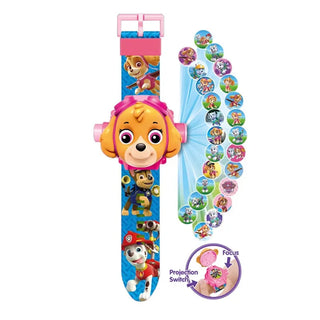 Paw Patrol Watch Toys Set 3D Projection Digital Watches