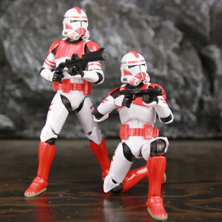 Star Wars 104th 212th 442nd 332nd 501st 6" Action Figure ARC ARF Trooper Shock Asohka Commander Phase 2 Episode II Clone Toys