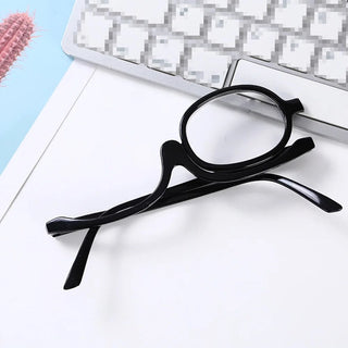 Women Magnifying Glasses Makeup Reading Glass Folding Eye Make Up Reading Glass PC Frame +1.0~+4.0 Resin Lens