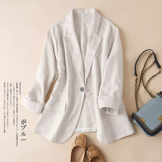 Three-quarter Sleeve Casual Blazers Jacket