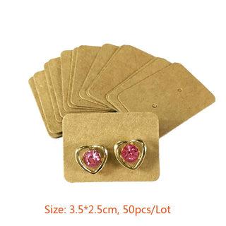 Fashion Wood Jewelry Display Necklace Charms Jewelry Display Tray Pendant Earrings Card Style Pendant Display Card