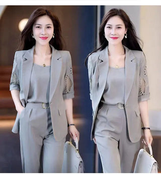 Women's Pants Suit Office Set blazer