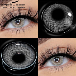 EYESHARE 1 Pair Colored Contact Lenses Natural Look Gray Eye Lenses Brown Contact Blue Lenses Fast Delivery Green Eye Lenses