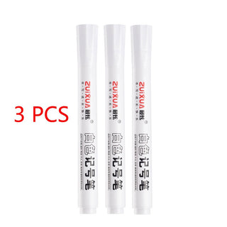 White Marker Pens grafting set 2.0mm Oily Waterproof White Gel Pen DIY