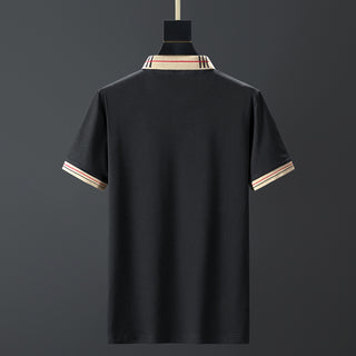 100% Cotton Breathable Brand Polo Shirts Men's Clothing Summer Tops Short Sleeve Casual Cotton Luxury Quality Fashion Clothes