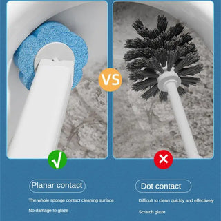 Disposable Toilet Brush Cleaner With Long Handle Bathroom