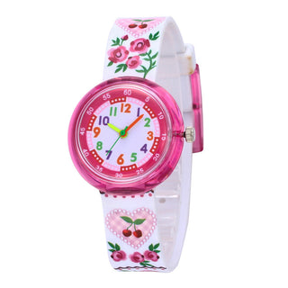 Cartoon bee flower watch children fashion casual unicorn pony kids quartz watches for student boys girls clock girl watch