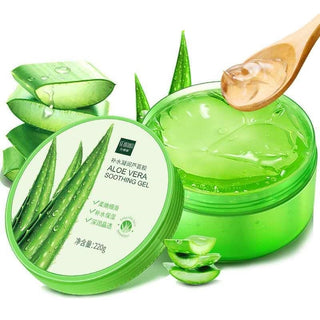 220ML Aloe Vera Gel Natural Face Creams Moisturizer Acne Treatment Cream Sun Repair Cream Whitening Skin Care Smoothing