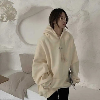 New in Hoodies & Sweatshirts Y2k Streetwear Women Top Hooded Shirt Clothes Longsleeve Oversize Sweatshirt Harajuku Manga Hoodie