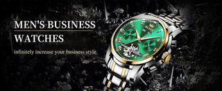 OLEVS Original Watch For Men Automatic Mechanical Watch Top Brand Luxury Tourbillon Wristwatch Classic Male Black Watches  6607 ALODIA STORE