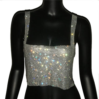 Camiseta de tirants de discoteca brillant