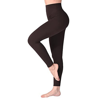 SINOPHANT Leggins Mujer, Pantalon Yoga Mujer, Mallas Deporte Mujer, Leggings Mujer Suaves Elásticos de Cintura Alta Tallas Grandes, Pilates S-M #1 Piezas Negro