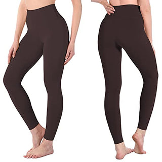 SINOPHANT Leggins Mujer, Pantalon Yoga Mujer, Mallas Deporte Mujer, Leggings Mujer Suaves Elásticos de Cintura Alta Tallas Grandes, Pilates S-M #1 Piezas Negro