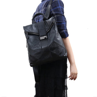 Leather Anti Theft Women Backpack Outdoor Travel Bag