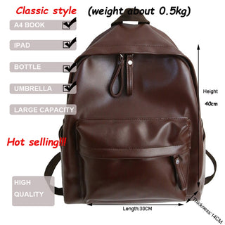 DIEHE Fashion Backpack High Quality PU Leather Women's Backpack For Teenage Girls School Shoulder Bag Bagpack Mochila backpack